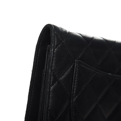 Chanel Lambskin Quilted Wallet On Chain WOC Black 17 of 19