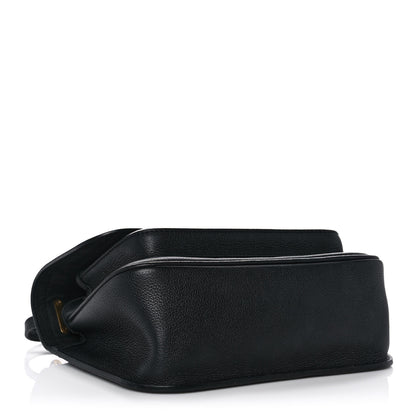 Louis Vuitton Grained Calfskin Lockme Chain Bag Black 4 of 14
