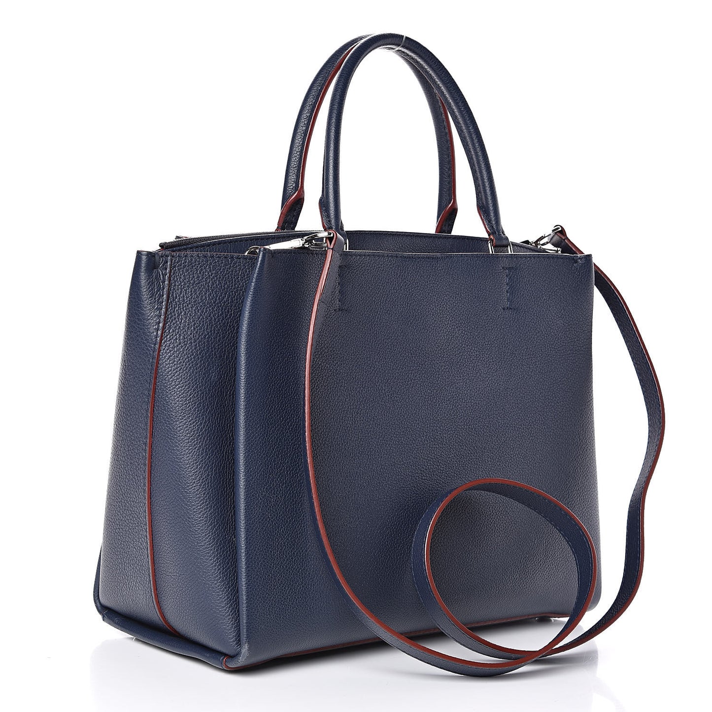 Calfskin Lockmeto Marine Rouge
