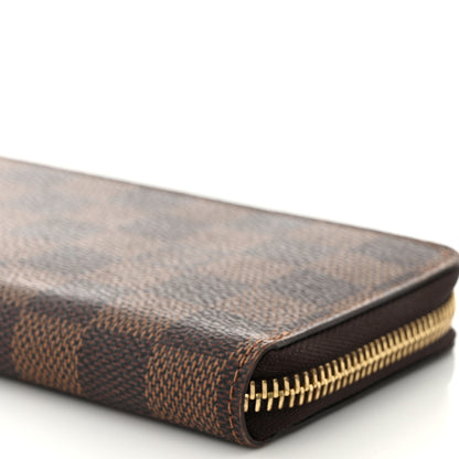 Louis Vuitton Damier Ebene Clemence Wallet Cherry 10 of 12