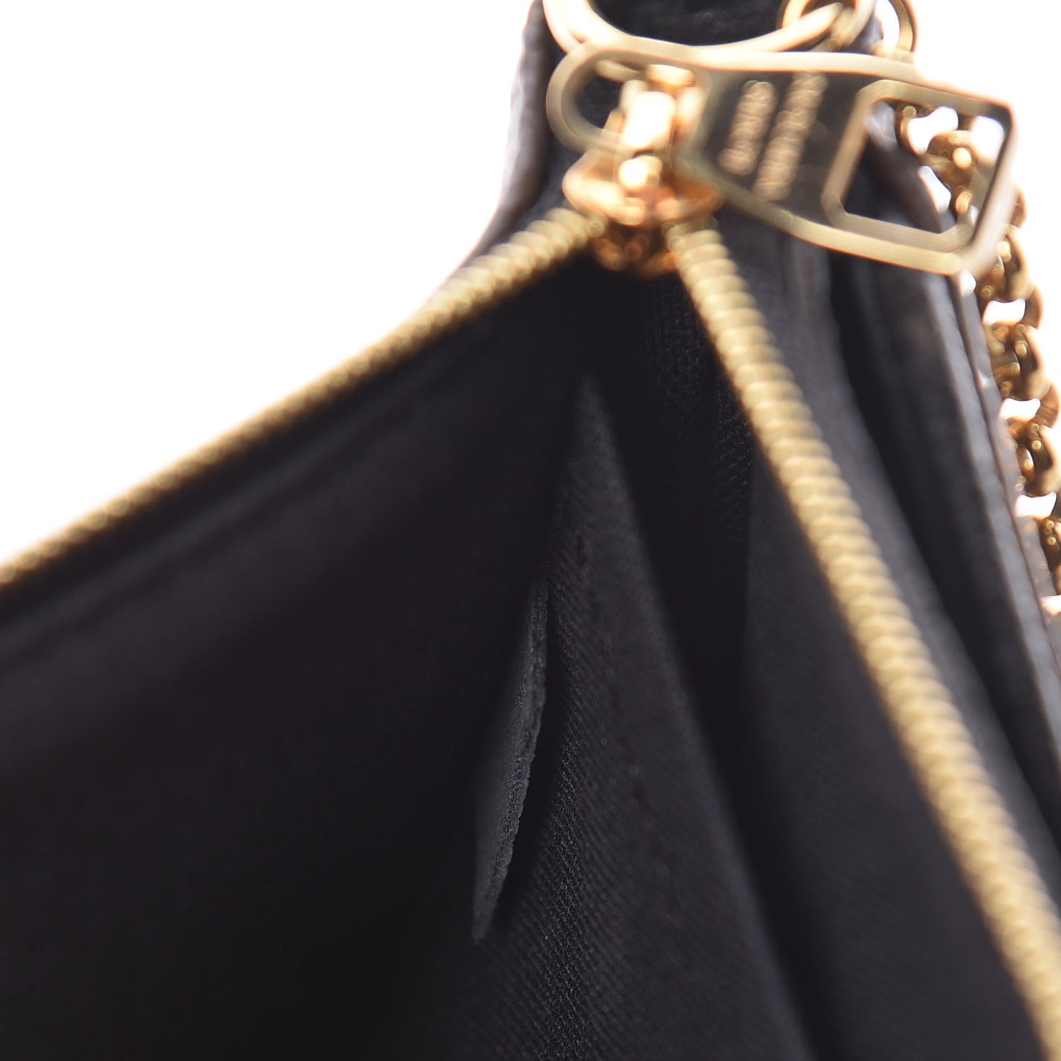 Louis Vuitton Monogram Pallas Clutch Black 7 of 10
