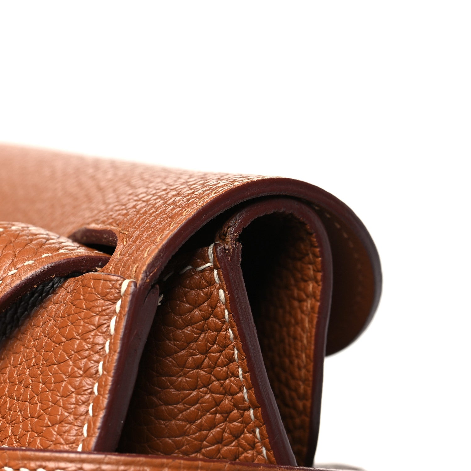 Hermes Taurillon Clemence Halzan 31 Gold 12 of 12