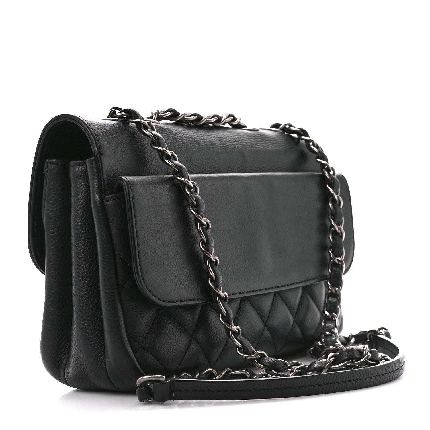 Chanel Caviar All About Flap Bag Black 3 of 11