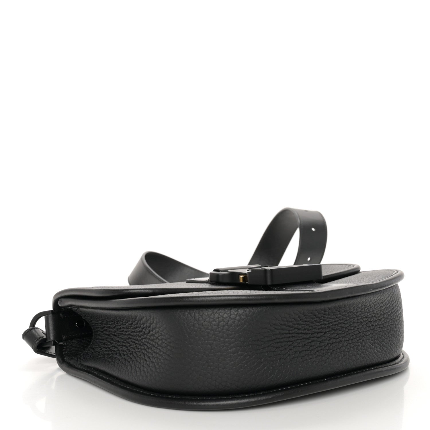 Christian Dior Grained Calfskin Gallop Bag With Strap Black 4 of 15