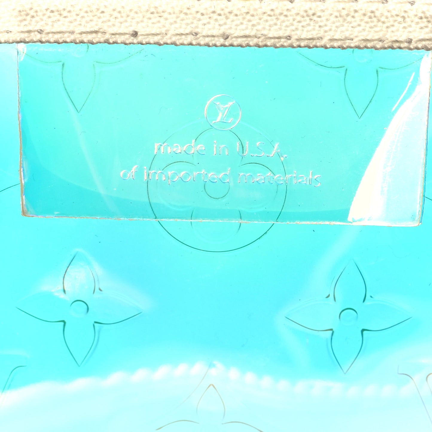 PVC Monogram Keepall Bandouliere 50 Iridescent Prism