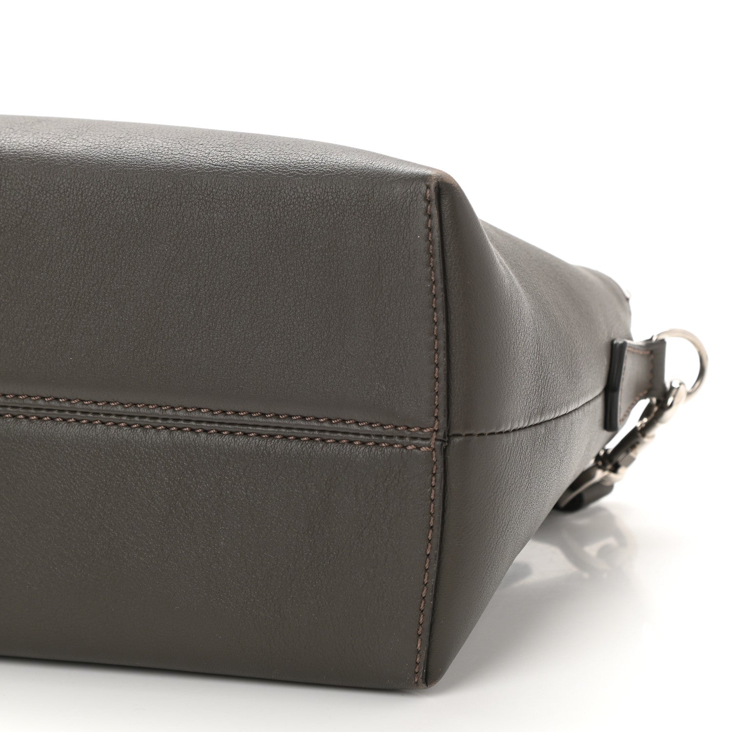 Fendi Vitello Dolce 4 Color Medium By The Way Boston Bag Carbone Grigio Polvere Multicolor 10 of 10