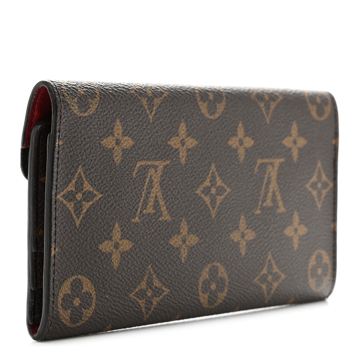 Louis Vuitton Monogram Josephine Wallet Red 3 of 9