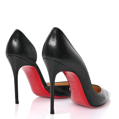 Christian Louboutin Shiny Nappa Iriza 100 Pumps 38.5 Black 5 of 9