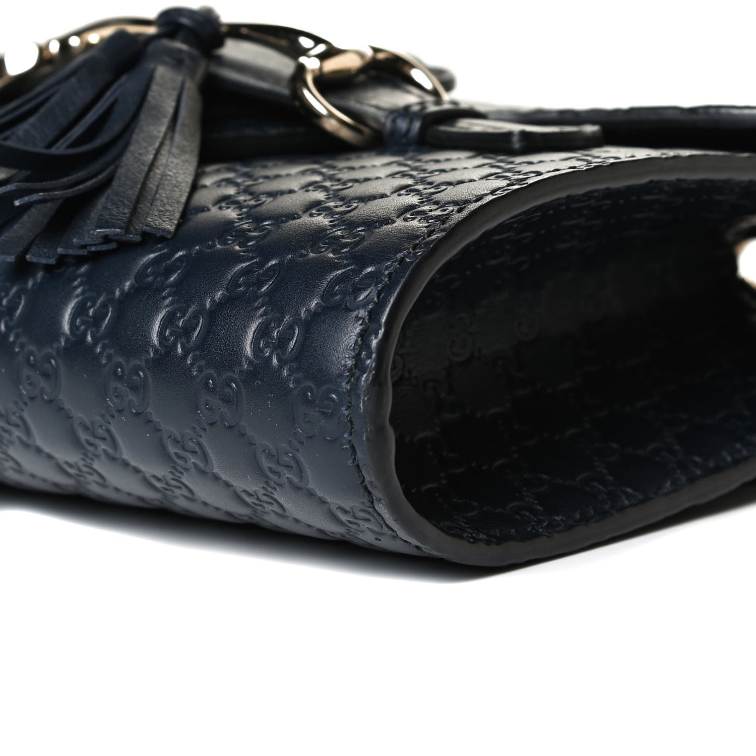 Gucci Microguccissima Mini Emily Chain Shoulder Bag Blue 10 of 11
