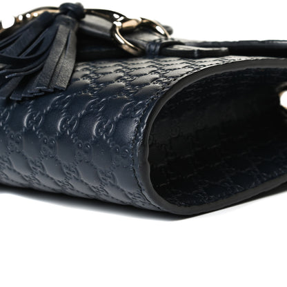 Gucci Microguccissima Mini Emily Chain Shoulder Bag Blue 10 of 11