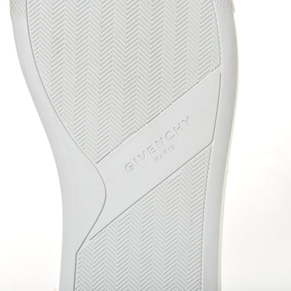 Givenchy Calfskin Perforated Urban Street Sneakers 40 White 7 of 9
