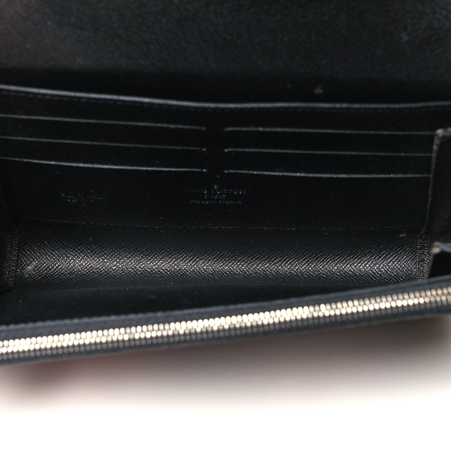 Louis Vuitton Monogram Kabuki Chain Wallet Black 5 of 12