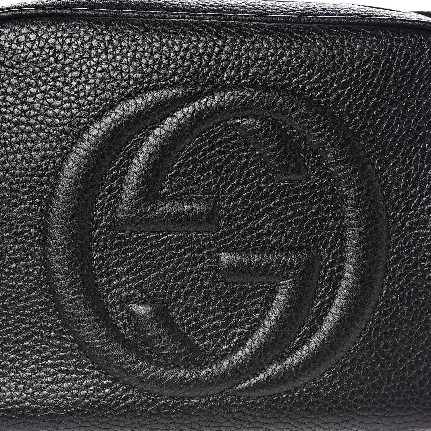 Gucci Pebbled Calfskin Small Soho Disco Bag Black 10 of 10