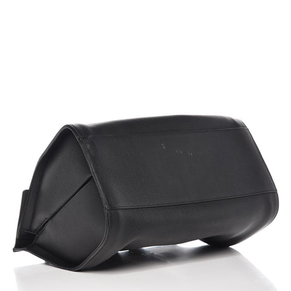 Balenciaga Grained Calfskin M Tube Round Tote Black 5 of 10