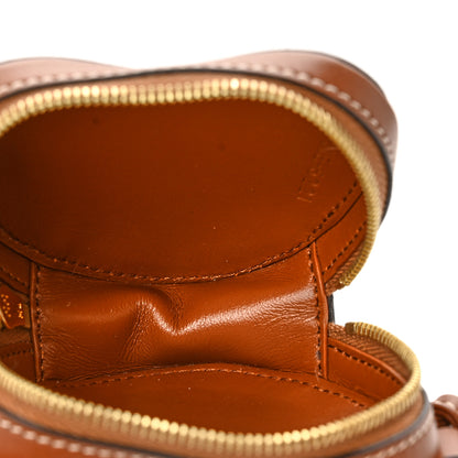 Celine Box Calfskin Micro Heart Crossbody Bag Camel 5 of 10