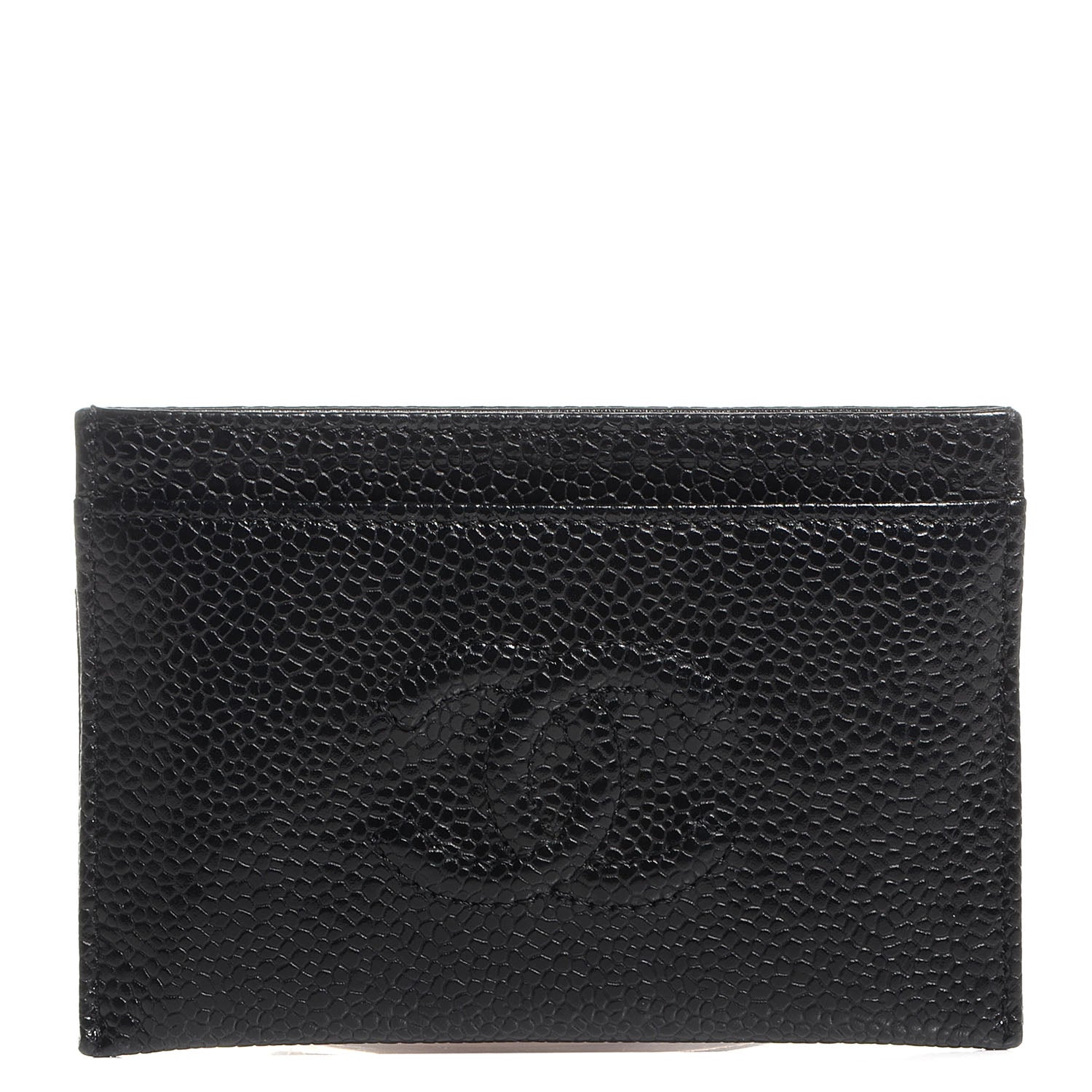 Chanel Caviar Timeless CC Card Holder Black 1 of 7