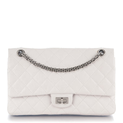 Chanel Aged Calfskin 50th Anniversary 2.55 Reissue 226 White 1 of 8