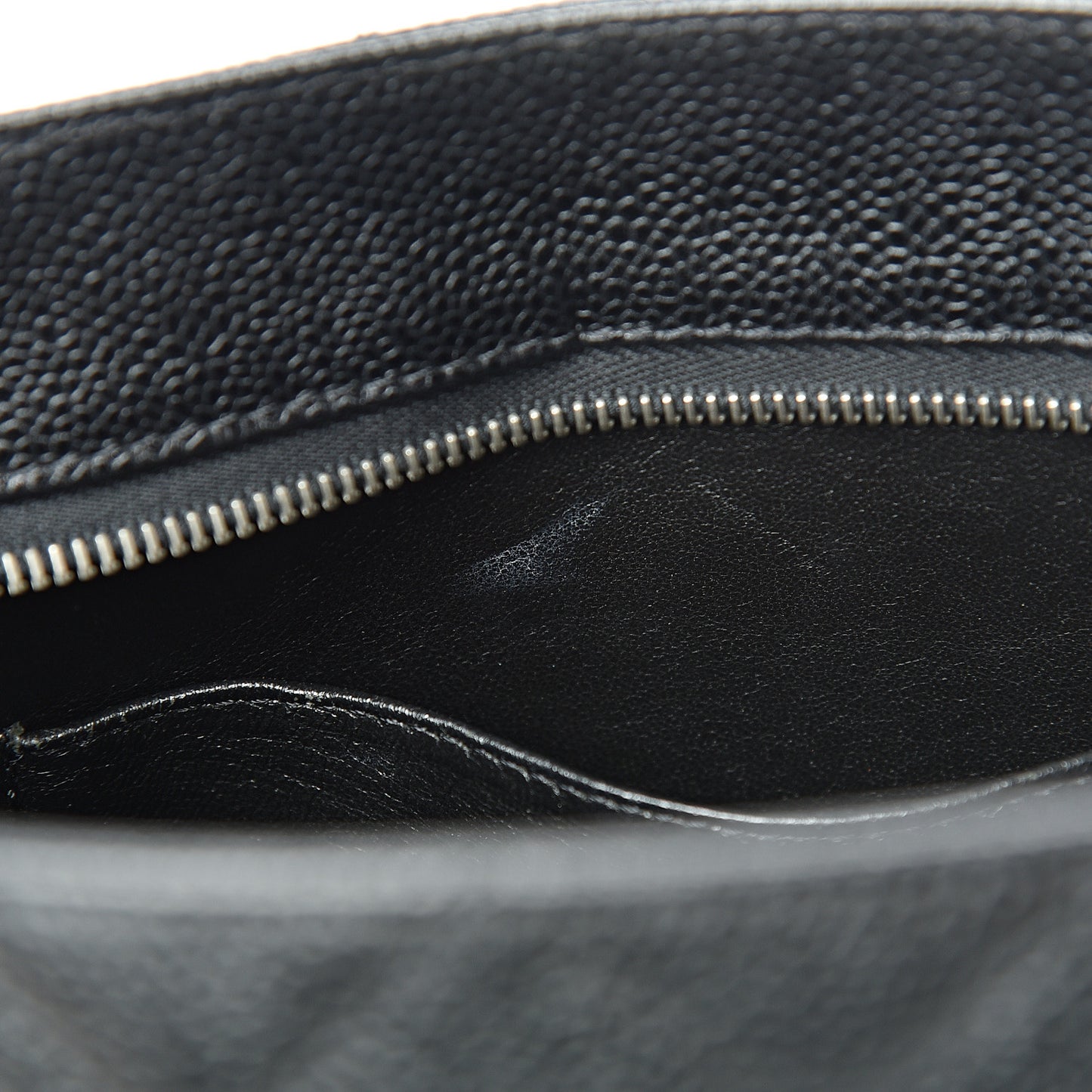 Caviar Quilted Medallion Tote Black