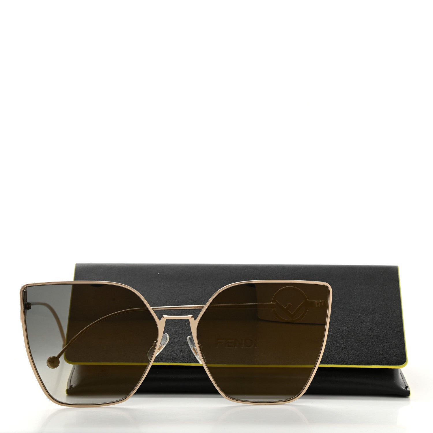 Fendi Metal F is Fendi Sunglasses FF 0323/S Gold 8 of 8