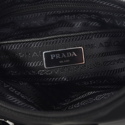 Prada Nylon Saffiano Flat Messenger Bag Black 6 of 8