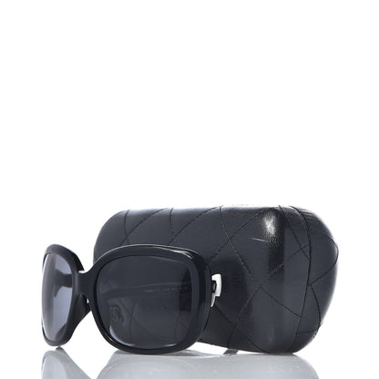 Chanel CC Bow Sunglasses 5171 Black White 8 of 8
