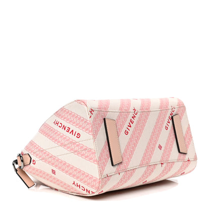 Givenchy Canvas Logo Print Small Antigona Pink 3 of 6