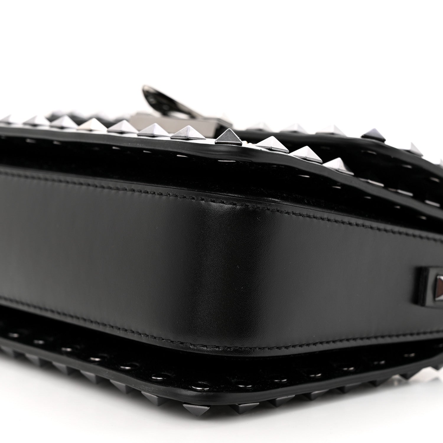 Valentino Garavani Rhinestone Small Rockstud Shoulder Bag Black 9 of 10