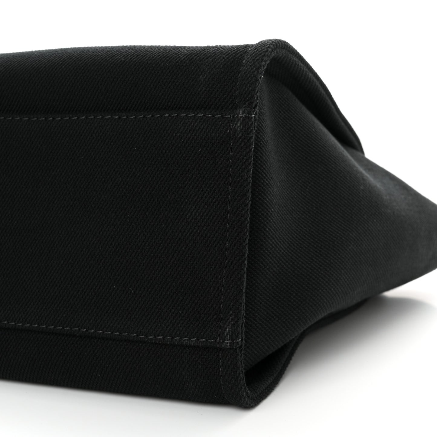 Canvas Pearl Medium Deauville Tote Black