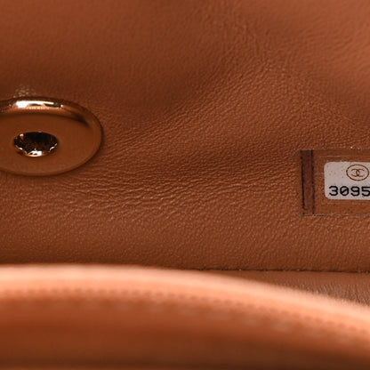 Chanel Lambskin Quilted Mini Square Flap Brown 7 of 12