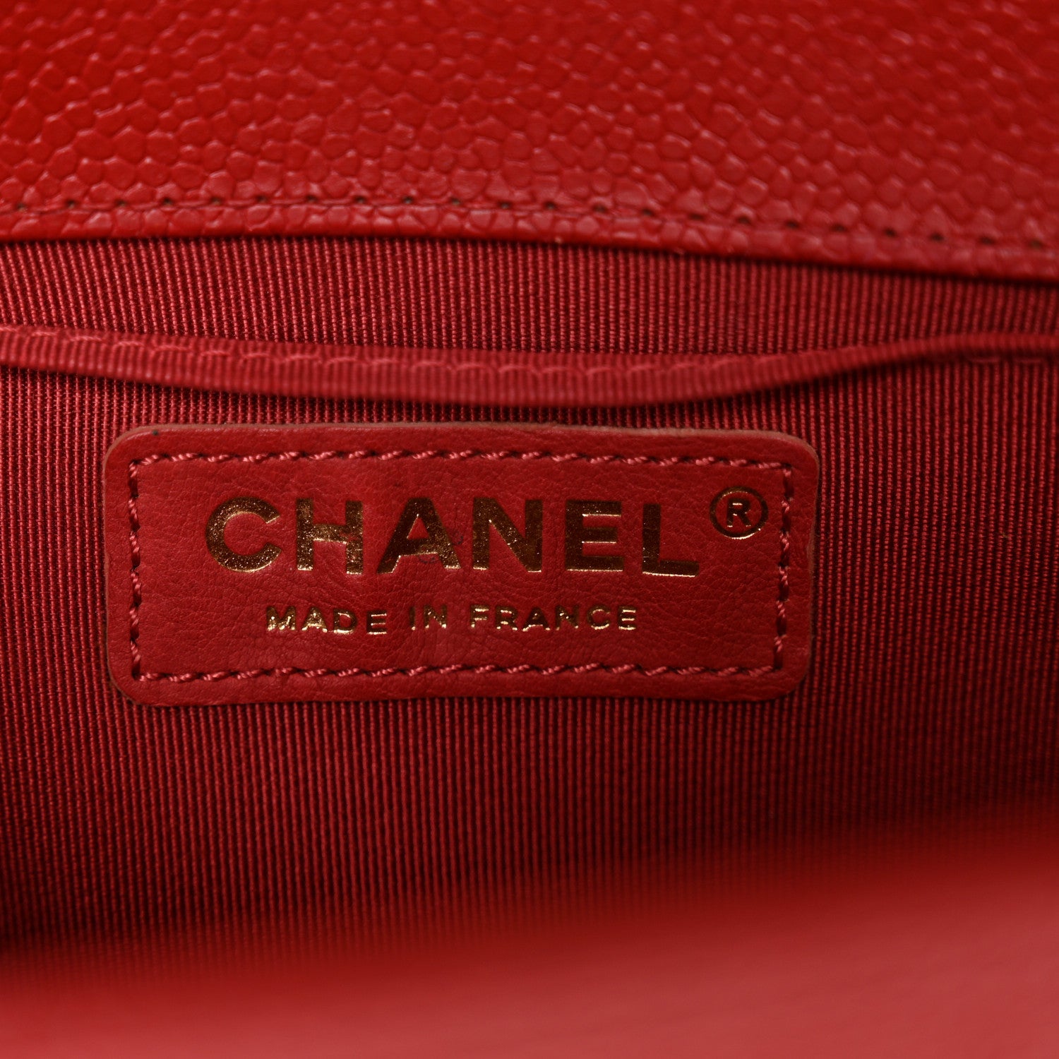Chanel Caviar Quilted Small Boy Flap Red 7 of 12