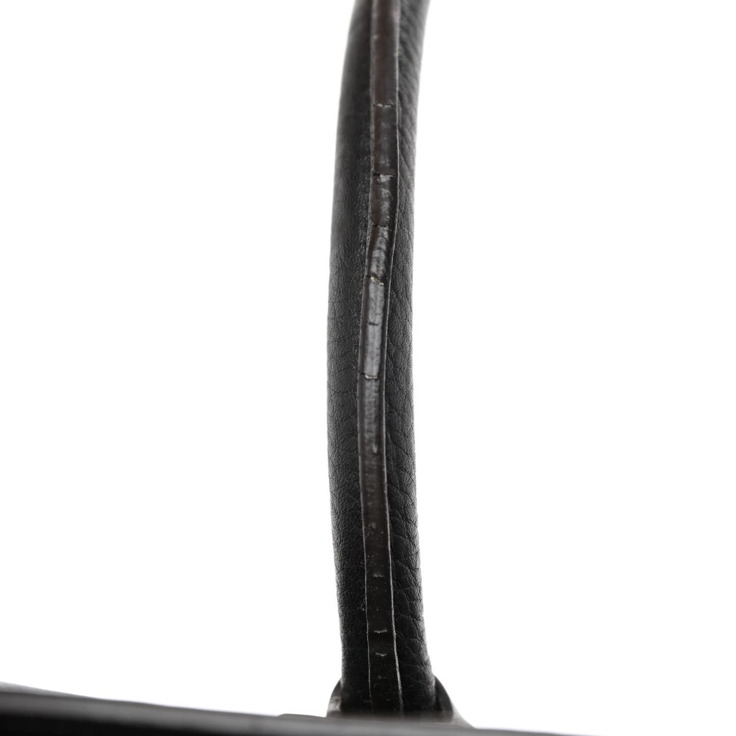 Drummed Calfskin Micro Luggage Black