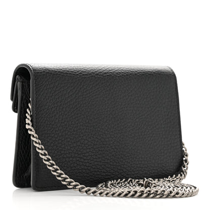 Gucci Calfskin Super Mini Dionysus Shoulder Bag Black 3 of 10