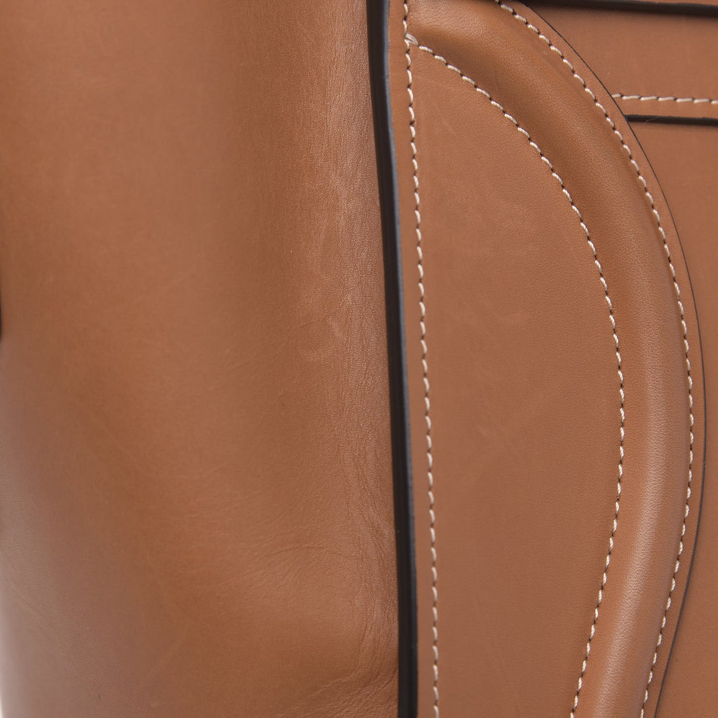 Natural Calfskin Mini Luggage Tan