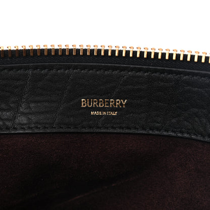 Burberry Calfskin Large Knight Bag Black 6 of 9