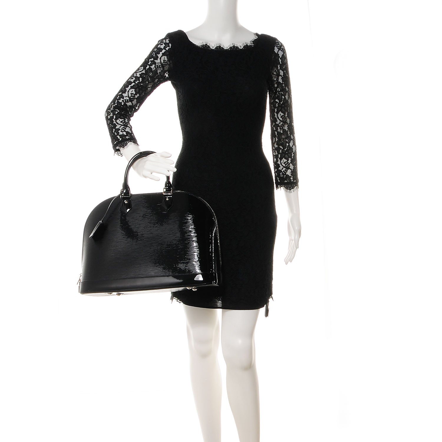 Louis Vuitton Electric Epi Alma GM Black 2 of 7