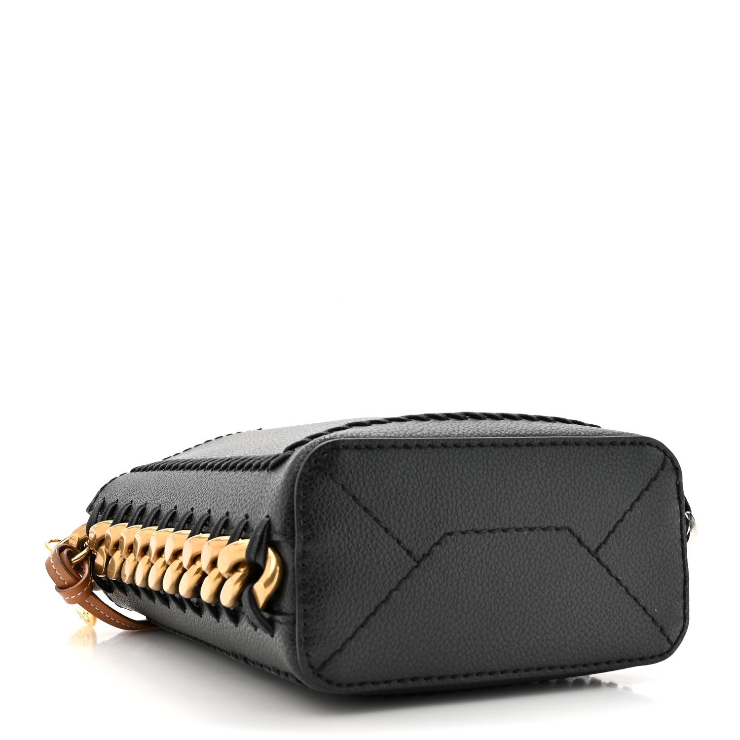 Stella McCartney MIRIUM Mini Frayme Square Bucket Bag Black 4 of 9