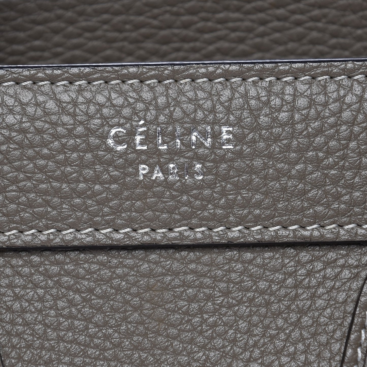 Drummed Calfskin Nano Luggage Souris
