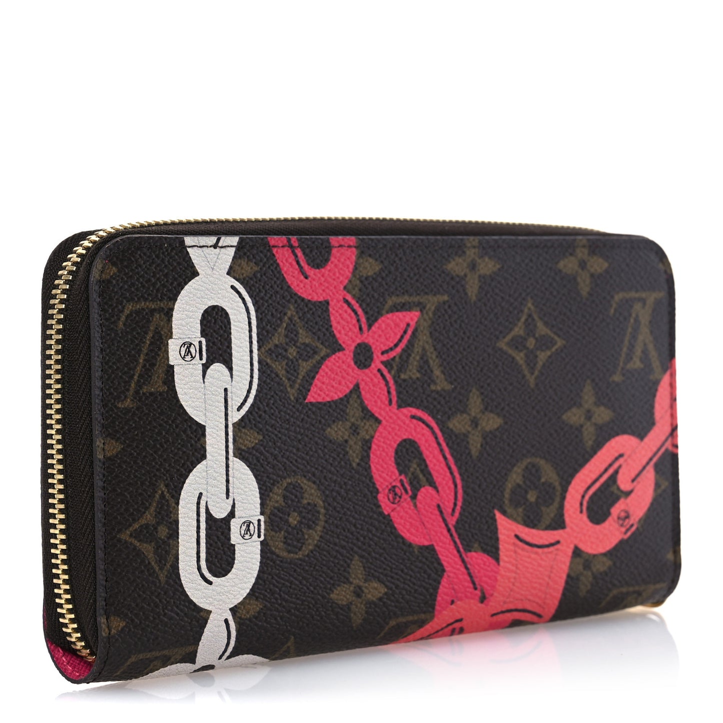 Monogram Bay Zippy Wallet Rose Ballerine Poppy
