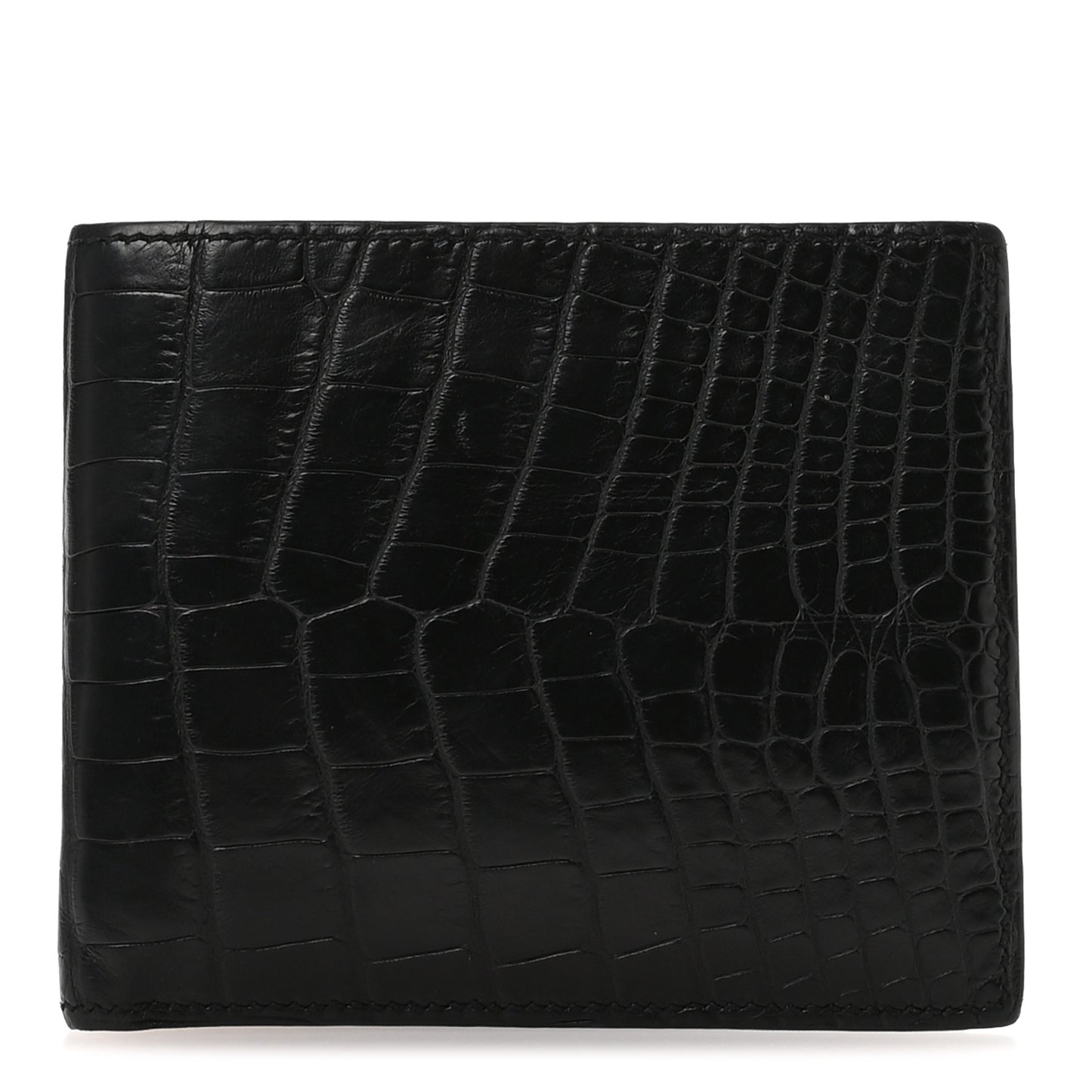 Matte Alligator MC2 Copernic Compact Wallet Black