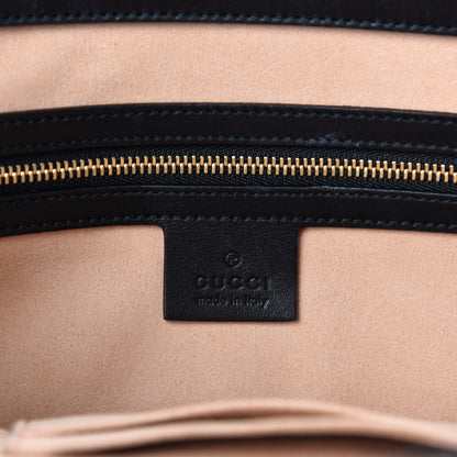 Gucci Guccissima Signature Large Shoulder Tote Bag Black 8 of 10