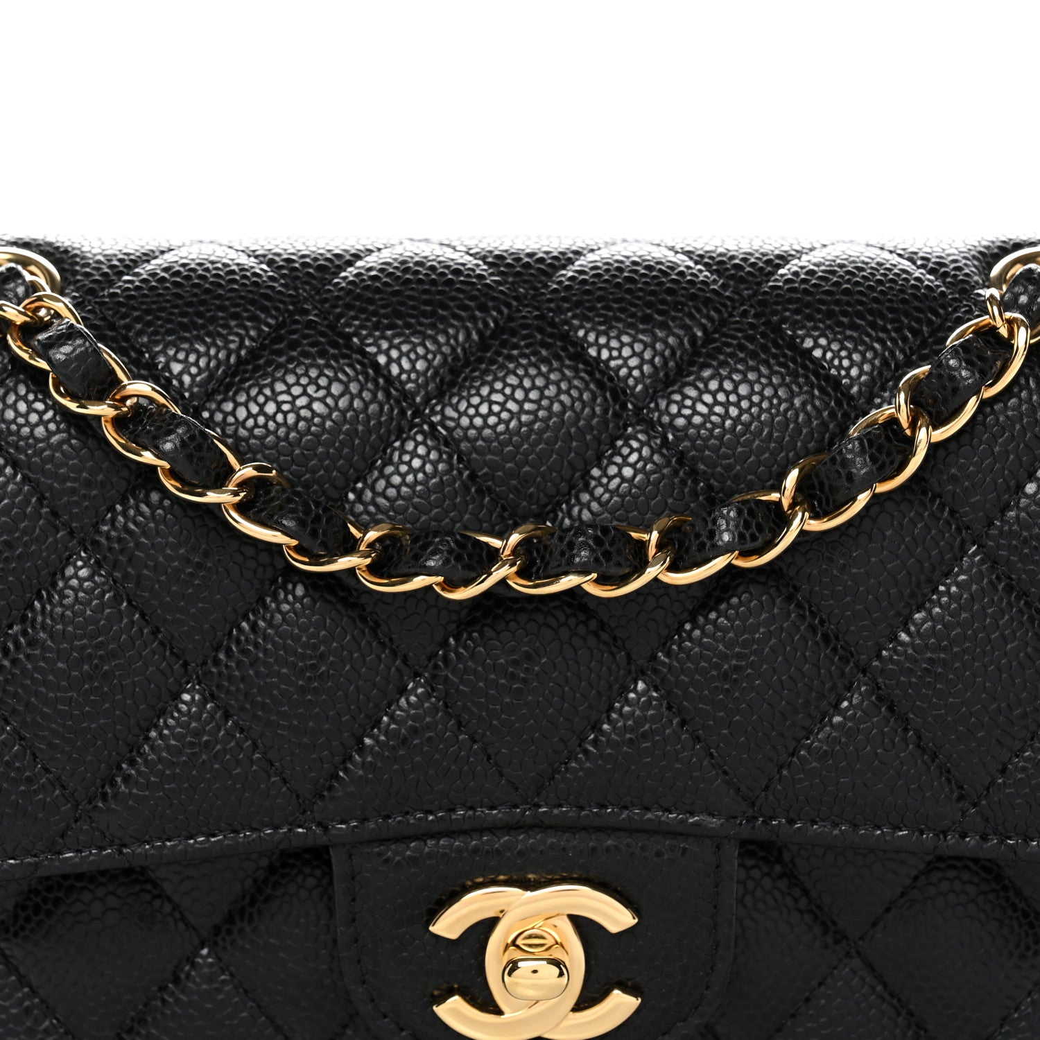 Chanel Caviar Quilted Small Double Flap Black 8 of 11