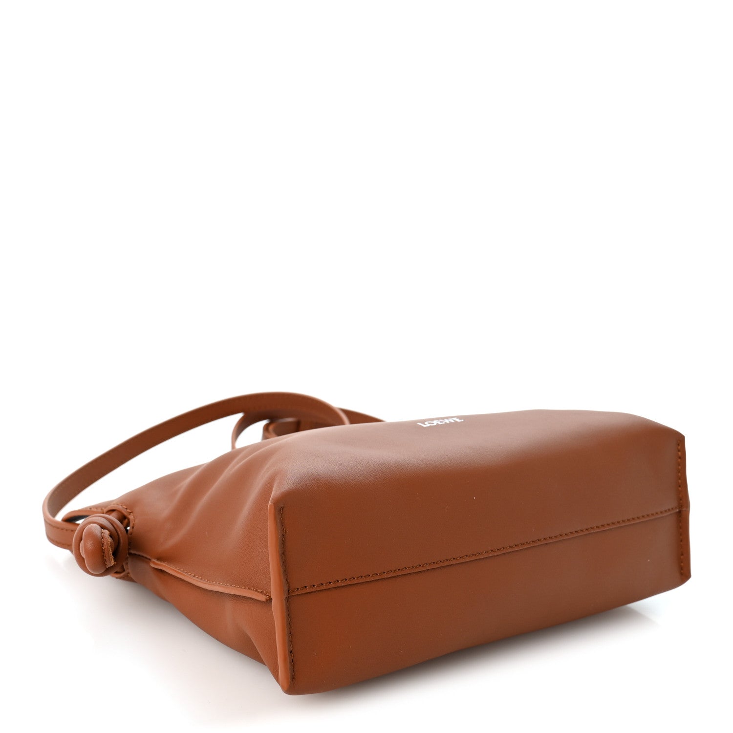 Loewe Calfskin Mini Flamenco Knot Clutch Squirrel 4 of 10