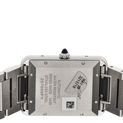 Cartier Stainless Steel 31mm Tank Must Automatic Watch 4 of 5