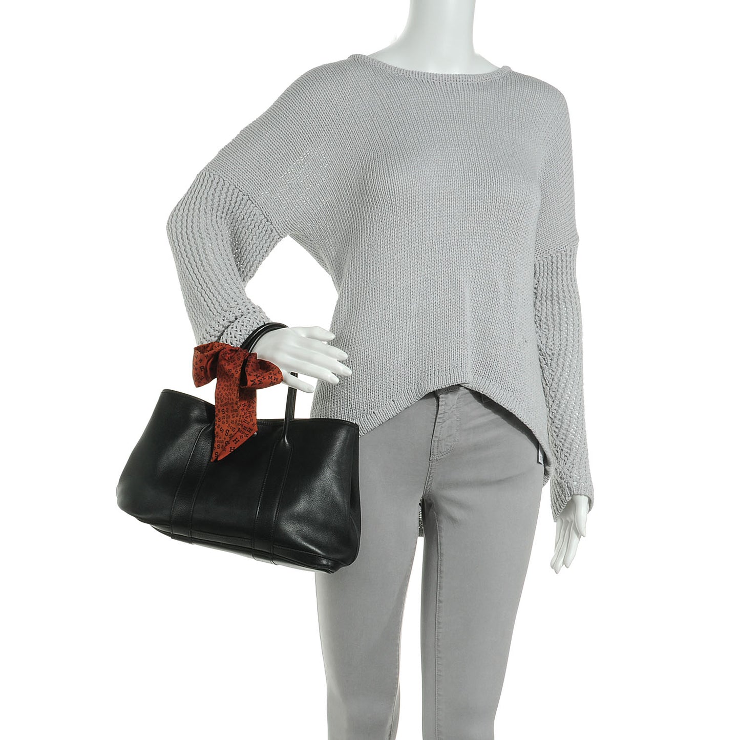Veau Swift Garden Party TPM Twilly Tote Black