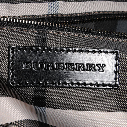 Burberry Prorsum Calfskin Studded Knight Satchel Black 8 of 10