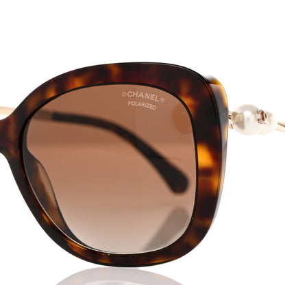 Chanel Acetate Polarized Butterfly Winter Pearl Sunglasses 5339-H-A Tortoise 7 of 8