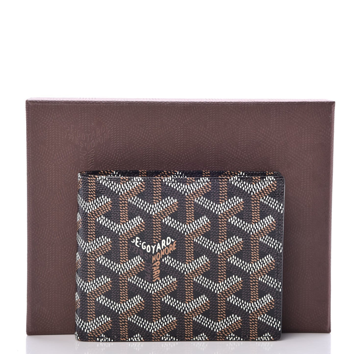 Goyardine Bi-Fold Wallet Black