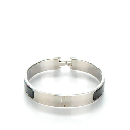 Hermes Enamel Narrow Clic Clac H Bracelet GM Black 5 of 5