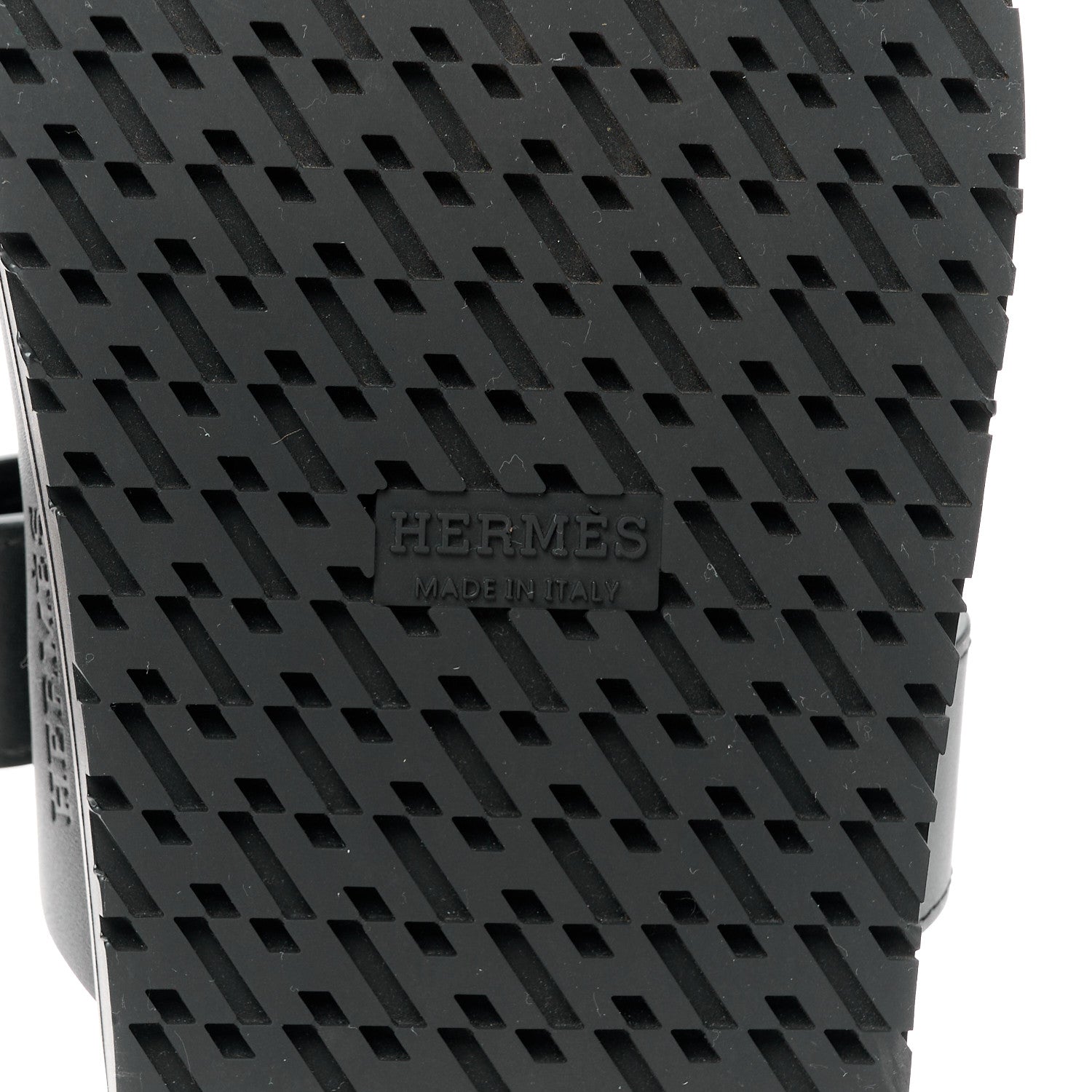 Hermes Calfskin Womens Chypre Sandals 35 Black 6 of 9