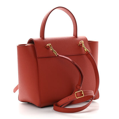 Celine Grained Calfskin Nano Belt Bag Fox Red 3 of 8